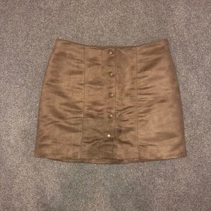 GAP faux suede mini skirt